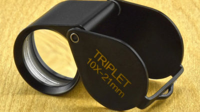 10 triplet jewelers loupe