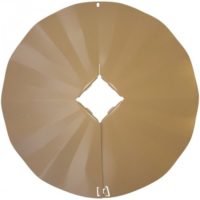 erva SB7 tan squirrel baffle for 4x4 posts