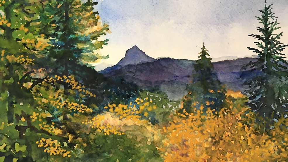 Watercolor by Medford resident Kim Faucher