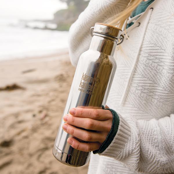 Klean Kanteen Classic, Borraccia Riutilizzabile Unisex Con Tappo Sport
