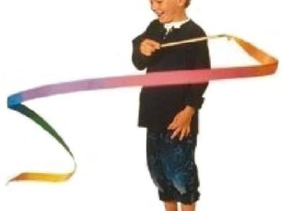 dancing twirling ribbon