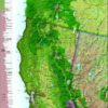 pacific crest trail map detail