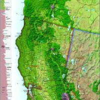 pacific crest trail map detail