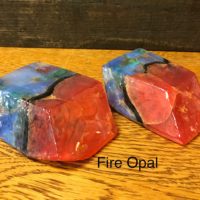 fire opal soap rocks