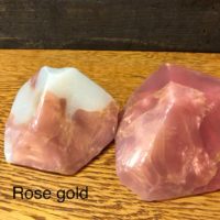 rose gold soap rock