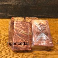 tiger cedar soap wood