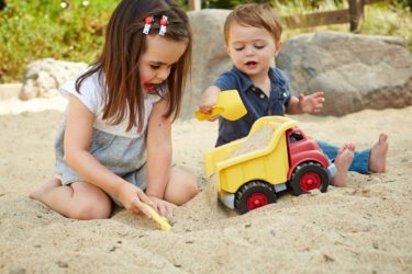 Dump Truck in sandbox