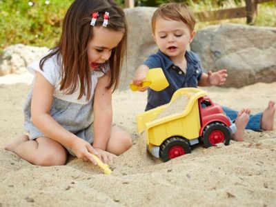 Dump Truck in sandbox