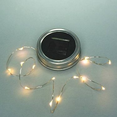 Solar Jar Lid LED Light String
