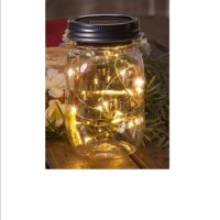 Solar Jar Lid LED Light String