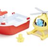 Rescue Boat and Helicopter
