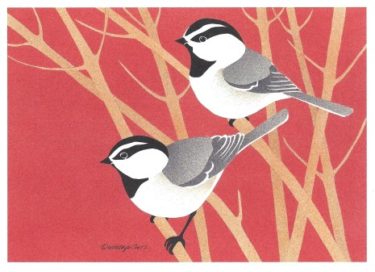 Holiday cards printed in the USA on 100% post-consumer waste recycled paper at Northwest Nature Shop, Ashland Oregon