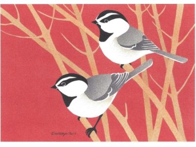 Holiday cards printed in the USA on 100% post-consumer waste recycled paper at Northwest Nature Shop, Ashland Oregon