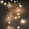 Wire LED electric string lights at Northwest Nature Shop, Ashland Oregon