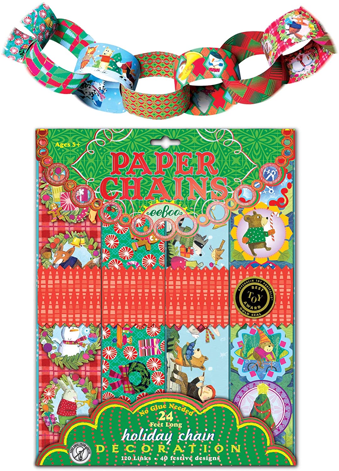 Eeboo Holiday Paper Chains Eeboo holiday paper chains at Northwest Nature Shop in Ashland Oregon