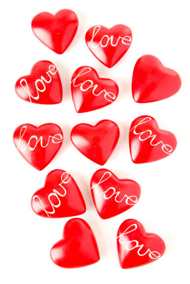 Fair Trade Valentine's Day Gift Handcarved soapstone hearts at Northwest Nature Shop in Ashland Oregon