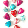 Set of 6 Tiny Handmade Soapstone Hearts from Kenya at Northwest Nature Shop in Ashland Oregon