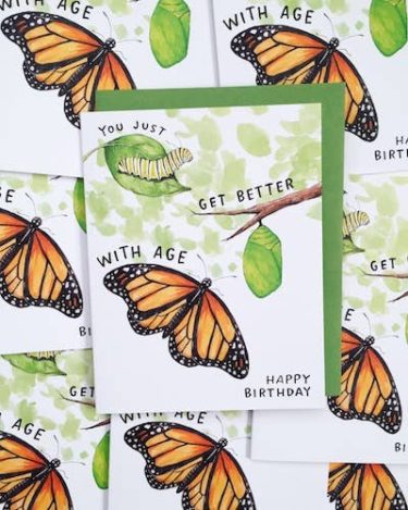 Monarch Birthday Card at Northwest Nature Shop in Ashland Oregon