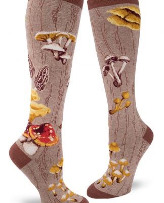Mod Socks Mushroom Knee High Socks at Northwest Nature Shop in Ashland Oregon