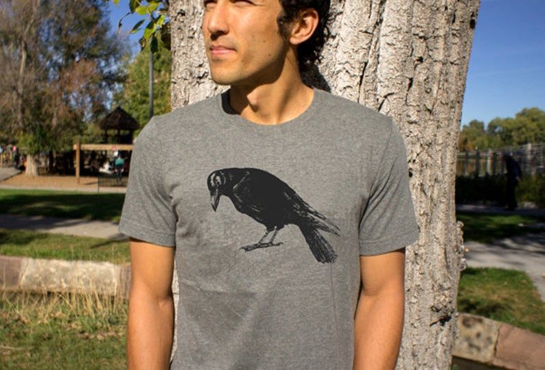 Raven T Shirt at Northwest Nature Shop in Ashland Oregon