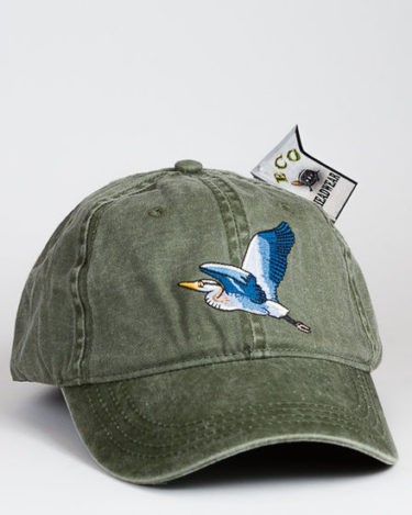 Great Blue Heron Cap at Northwest Nature Shop in Ashland Oregon
