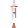 Arias windchimes -satin silver 17 inch