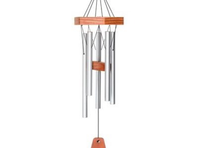 Arias windchimes -satin silver 17 inch