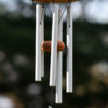 Arias windchimes -satin silver