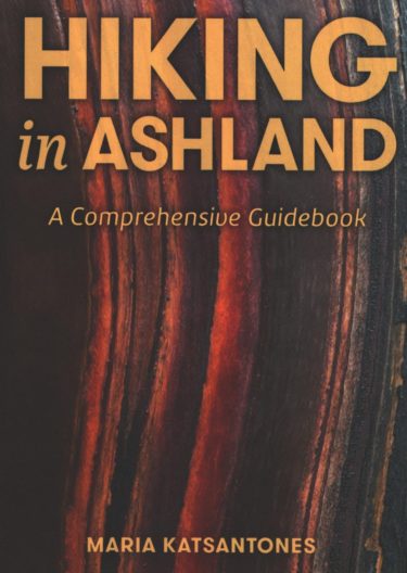 Hiking in Ashland book at Northwest Nature Shop, Ashland Oregon