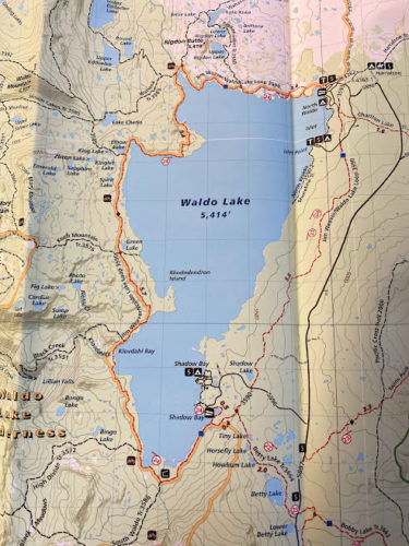 Oakridge Oregon Trail Map
