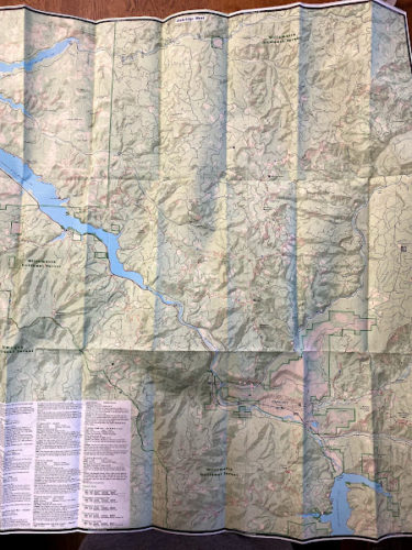 Oakridge Oregon Trail Map