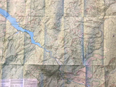 Oakridge Oregon Trail Map