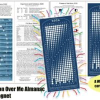 celestial products magnetic moon calendar 2026