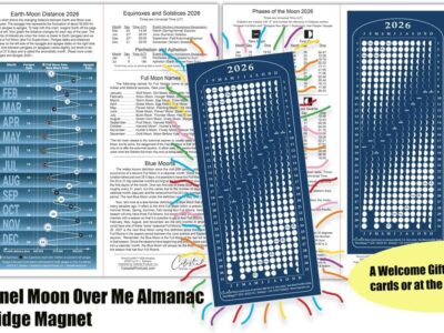 celestial products magnetic moon calendar 2026