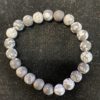 Bracelet - Round Snowflake Obsidian