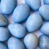 Blue calcite egg at Northwest Nature Shop in Ashland Oregon