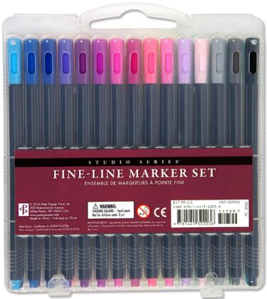 Colored fine-line marker set at Northwest Nature Shop, Ashland Oregon