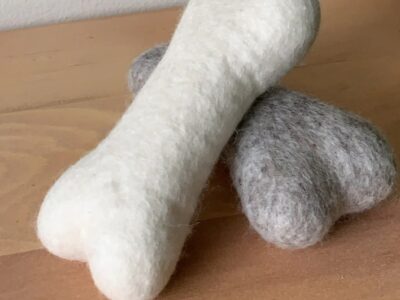 Wool Dog Bones at Northwest Nature Shop in Ashland, Oregon