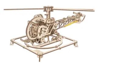 Ugears helicopter at Northwest Nature Shop in Ashland Oregon