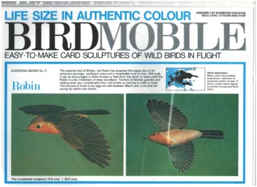 life sized robin paper model