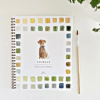 Emily Lex Watercolor Workbook animals picture