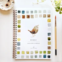 Emily Lex Watercolor Workbook birds picture