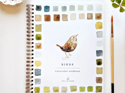 Emily Lex Watercolor Workbook birds picture