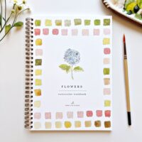 Emily Lex Watercolor Workbook flower picture