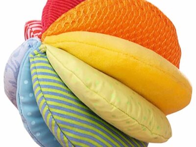 Fabric Rainbow Ball