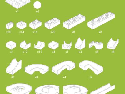 Hubelino marble run components