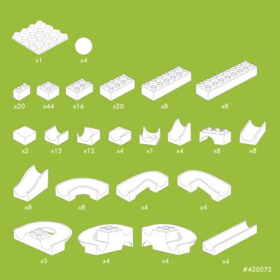 Hubelino marble run components