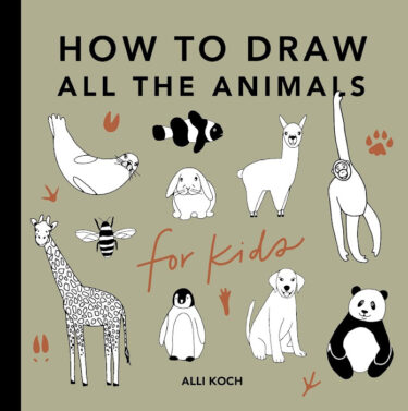 how to draw all the animals for kids