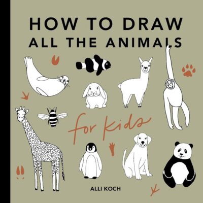 how to draw all the animals for kids