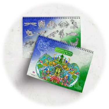 Cascadia Critters Coloring Book